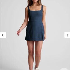 Beyond Yoga- spacedye court appeal mini dress - Navy - Small